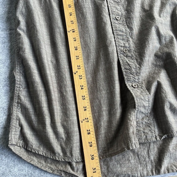 Redhead Shirt Mens Large Gray Button Up Long Sleeve Cotton Outdoor Casual Solid - Picture 9 of 9